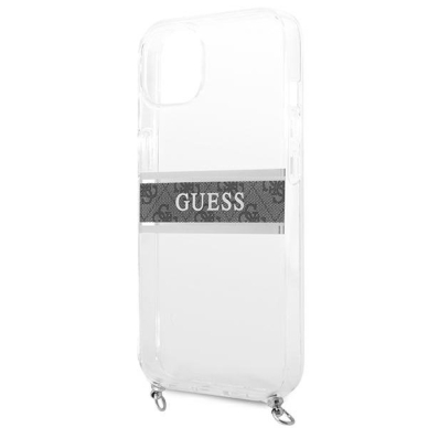 Dėklas Guess GUHCP13SKC4GBSI iPhone 13 mini skaidrus 5