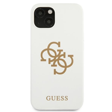 Dėklas Guess GUHCP13SLS4GGWH iPhone 13 mini 5,4" baltas 2