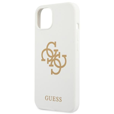 Dėklas Guess GUHCP13SLS4GGWH iPhone 13 mini 5,4" baltas 5