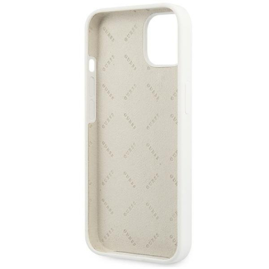 Dėklas Guess GUHCP13SLS4GGWH iPhone 13 mini 5,4" baltas 6