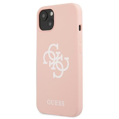 Dėklas Guess GUHCP13SLS4GWPI iPhone 13 mini 5,4" Rožinis 1