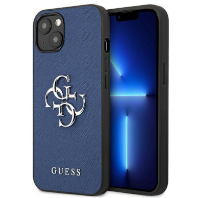 Dėklas Guess GUHCP13SSA4GSBL iPhone 13 mini Mėlynas