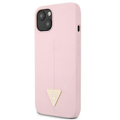 Dėklas Guess Silicone Triangle GUHCP13SSLTGU iPhone 13 mini Purpurinis 1