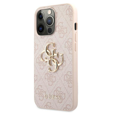 Dėklas Guess 4G Big Metal Logo GUHCP13X4GMGPI iPhone 13 Pro Max Rožinis 1