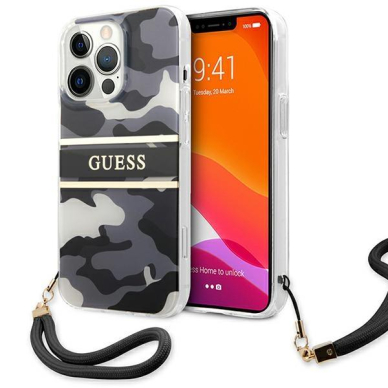 Dėklas Guess GUHCP13XKCABBK iPhone 13 Pro Max Juodas