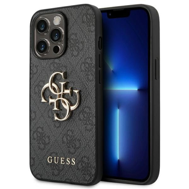 Dėklas Guess GUHCP14L4GMGGR iPhone 14 Pro Pilkas