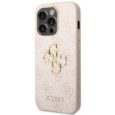 Dėklas Guess GUHCP14L4GMGPI iPhone 14 Pro Rožinis 1