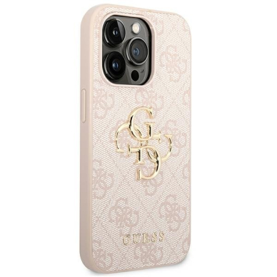 Dėklas Guess GUHCP14L4GMGPI iPhone 14 Pro Rožinis 3