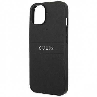 Dėklas Guess Saffiano Strap GUHCP14MPSASBBK iPhone 14 Plus Juodas 7