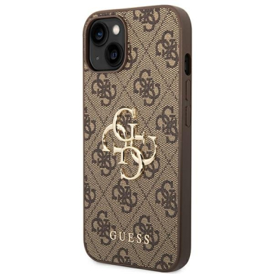 Dėklas Guess GUHCP14S4GMGBR iPhone 14 Rudas 1