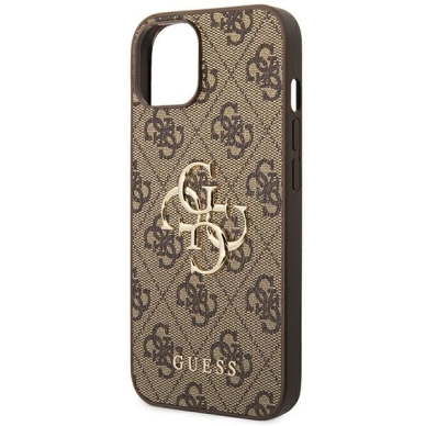 Dėklas Guess GUHCP14S4GMGBR iPhone 14 Rudas 5