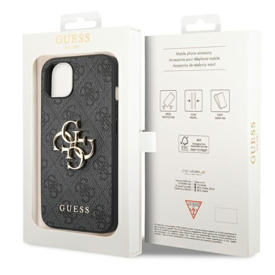 Dėklas Guess GUHCP14S4GMGGR iPhone 14 Pilkas 4