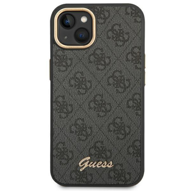 Dėklas Guess GUHCP14SHG4SHK iPhone 14 Juodas 2