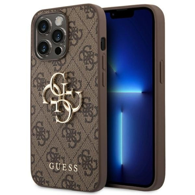 Dėklas Guess GUHCP14X4GMGBR iPhone 14 Pro Max Rudas