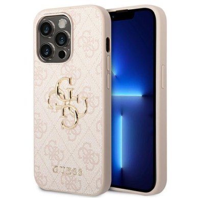 Dėklas Guess GUHCP14X4GMGPI iPhone 14 Pro Max Rožinis