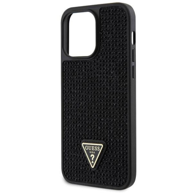 Dėklas Guess Rhinestone Triangle GUHCP14XHDGTPK iPhone 14 Pro Max Juodas 5