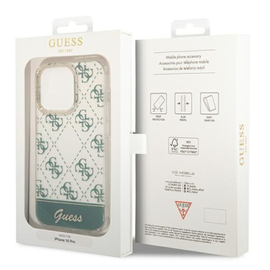 Dėklas Guess 4G Pattern Script GUHCP14XHG4MHA iPhone 14 Pro Max Chaki 4