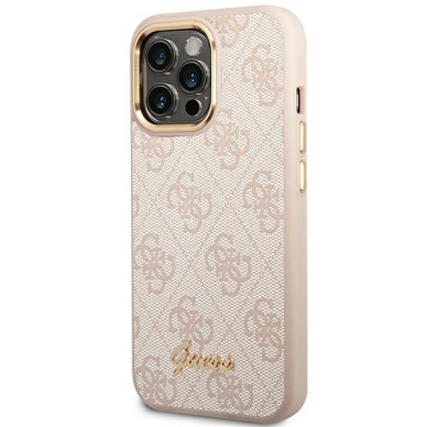 Dėklas Guess GUHCP14XHG4SHP iPhone 14 Pro Max Rožinis 1