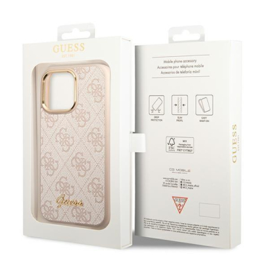 Dėklas Guess GUHCP14XHG4SHP iPhone 14 Pro Max Rožinis 7