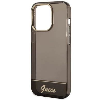 Dėklas Guess Translucent GUHCP14XHGCOK iPhone 14 Pro Max Juodas 5