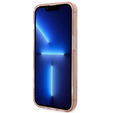 Dėklas Guess Translucent GUHCP14XHGCOP iPhone 14 Pro Max Rožinis 4