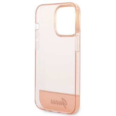 Dėklas Guess Translucent GUHCP14XHGCOP iPhone 14 Pro Max Rožinis 6