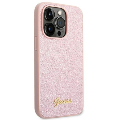 Dėklas Guess GUHCP14XHGGSHP iPhone 14 Pro Max Rožinis 3