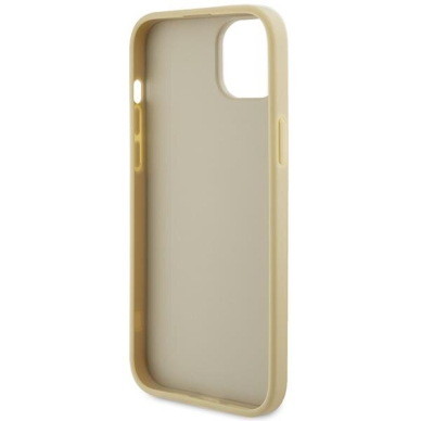 Originalus dėklas Guess GUHCP15MPS4DGPD iPhone 15 Plus 6.7  gold/gold hardcase Strass Metal Logo 6