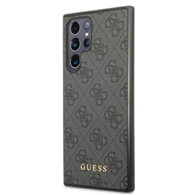 Dėklas Guess GUHCS22LG4GFGR Samsung Galaxy S22 Ultra Pilkas 1