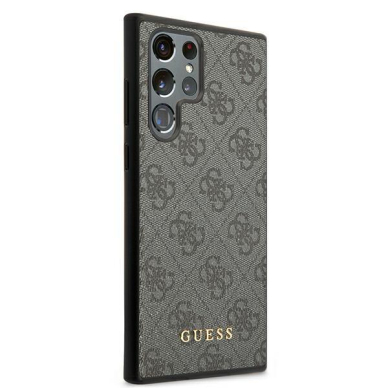 Dėklas Guess GUHCS22LG4GFGR Samsung Galaxy S22 Ultra Pilkas 3