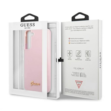 Dėklas Guess GUHCS22MLSLMGLA Samsung Galaxy S22 Plus S906 Rožinis 7