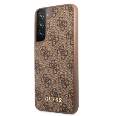 Dėklas Guess GUHCS22SG4GFBR Samsung Galaxy S22 Rudas 1