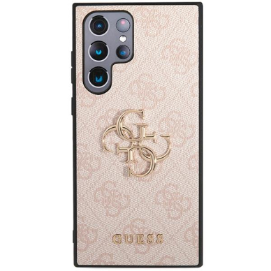 Dėklas Guess GUHCS23L4GMGPI Samsung Galaxy S23 Ultra Rožinis 2