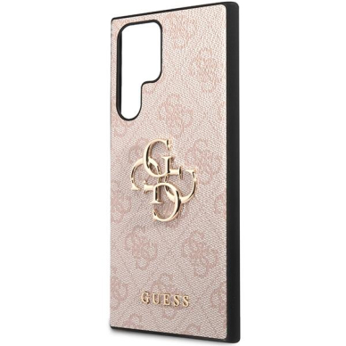 Dėklas Guess GUHCS23L4GMGPI Samsung Galaxy S23 Ultra Rožinis 5