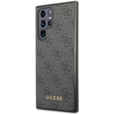 Dėklas Guess GUHCS23LG4GFGR Samsung Galaxy S23 Ultra Pilkas 1