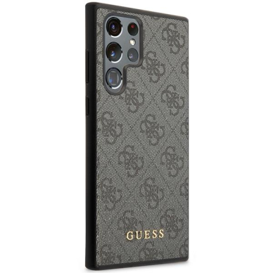 Dėklas Guess GUHCS23LG4GFGR Samsung Galaxy S23 Ultra Pilkas 3