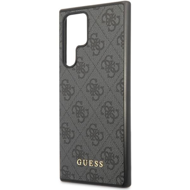 Dėklas Guess GUHCS23LG4GFGR Samsung Galaxy S23 Ultra Pilkas 5