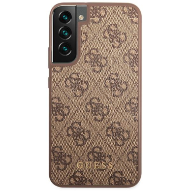 Dėklas Guess GUHCS23MG4GFBR Samsung Galaxy S23 Plus Rudas 3