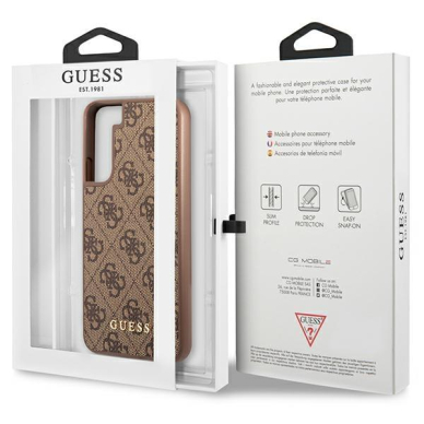 Dėklas Guess GUHCS23MG4GFBR Samsung Galaxy S23 Plus Rudas 8