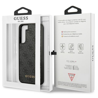 Dėklas Guess GUHCS23MG4GFGR Samsung Galaxy S23 Plus Pilkas 6