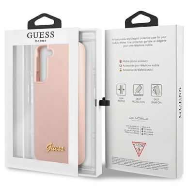 Dėklas Guess GUHCS23MLSLMGPP Samsung Galaxy S23 Plus Rožinis 7