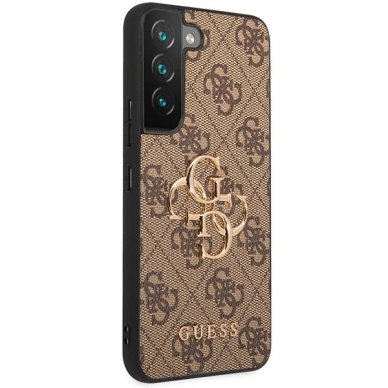 Dėklas Guess GUHCS23S4GMGBR Samsung Galaxy S23 Rudas 3