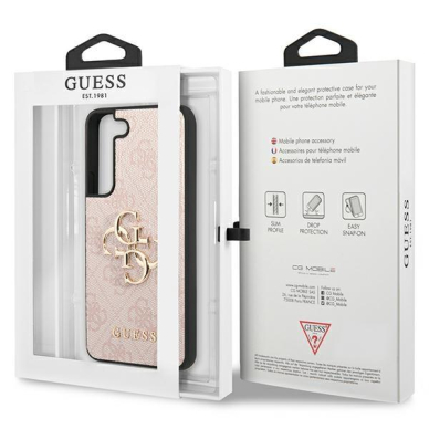 Dėklas Guess GUHCS23S4GMGPI Samsung Galaxy S23 Rožinis 7