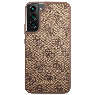 Dėklas Guess GUHCS23SG4GFBR Samsung Galaxy S23 Rudas 2