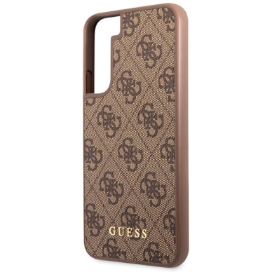 Dėklas Guess GUHCS23SG4GFBR Samsung Galaxy S23 Rudas 5