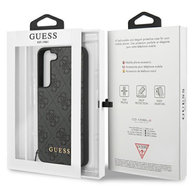 Dėklas Guess GUHCS23SGF4GGR Samsung Galaxy S23 Pilkas 7