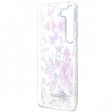 Dėklas Guess Flower GUHCS23SHCFWST Samsung Galaxy S23 S911 Baltas 6