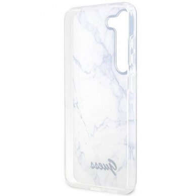 Dėklas Guess Marble GUHCS23SPCUMAH Samsung Galaxy S23 S911 Baltas 6