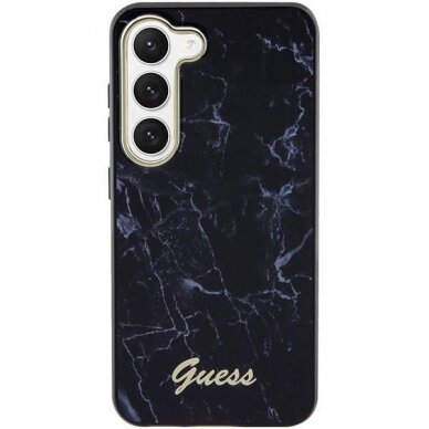 Dėklas Guess Marble GUHCS23SPCUMAK Samsung Galaxy S23 S911 Juodas 2