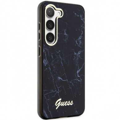 Dėklas Guess Marble GUHCS23SPCUMAK Samsung Galaxy S23 S911 Juodas 3